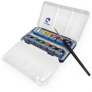 Acuarelas Van Gogh X 12 Colores Estuche Metalico