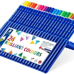 Lapices Staedtler Ergosoft X 24 Acuarelables Estuche Plastic