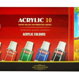 Acrilicos Koh-i-noor Pomos X 10 Colores