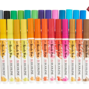 Marcador Ecoline Brush Pen Punta Pincel Tinta Acuarelable