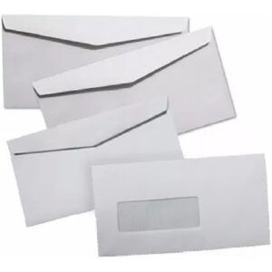 Sobres Oficio Ingles C/ Ventana 120 X 235 Mm 90 Grs X 500