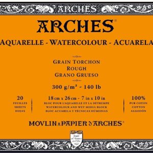 Canson Arches Block Acuarela 18x26 Cm 20 Hs 300 Grs Grueso
