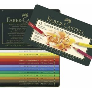 Lapices Faber Castell Polychromos X 12 Lata