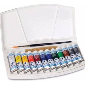 Acuarelas Profesionales Tubo Van Gogh X 12 Estuche Plastico
