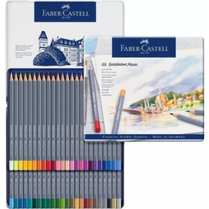 Faber Castell Lapices Goldfaber Aqua Acuarelables X 48 Lata