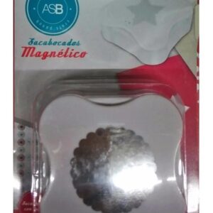 Scrapbooking Troqueladora Circulo Scalop Asb 35mm Magnetico
