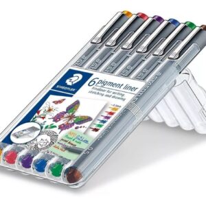 Staedtler Microfibras Pigmentadas 308 X 6 Colores 0.3 Mm