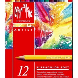 Lapices Caran Dache Supracolor Soft Acuarelables X 12 Lata