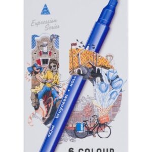 Bruynzeel Marcadores Amsterdam Punta Pincel Y Fina X 6 Color