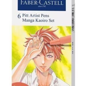 Marcadores Pitt Artist Brush Manga Kaoiro X 6 Faber Castell