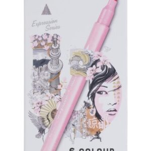 Bruynzeel Marcadores Tokyo Punta Pincel Y Fina X 6 Colores