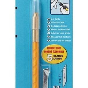 Cutter Cortante Bisturi Olfa Ak-1 + 5 Hojas Repuesto