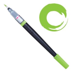 Marcador Pincel Pentel Arts Color Brush Verde Manzana