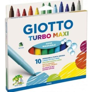 Marcadores Giotto Turbo Maxi X 10 Colores