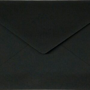 Sobres Invitacion 15,3 X 16,4 Cm 120 Grs Negro X 10 Unidades
