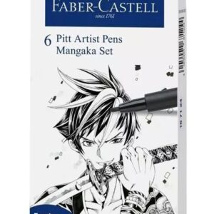 Marcadores Pitt Artist Mangaka Set X 6 Faber Castell