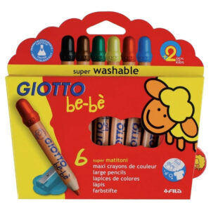 Cole Lapices Giotto Bebe X 6 Colores
