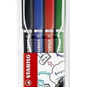 Microfibras Stabilo Sensor Set X 4 Colores