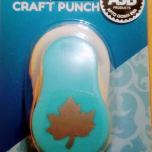 Perforadora Hoja De Parra Goma Eva Asb 25 Mm. Profesional