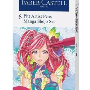Marcadores Pitt Artist Brush Manga Shojo X 6 Faber Castell