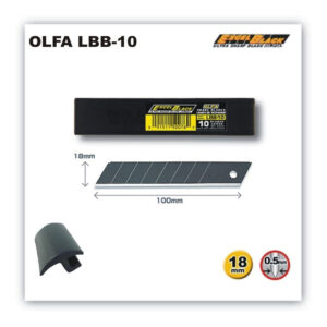 Repuesto Olfa Lbb 10 - 18mm Blister X 10 Cuchillas