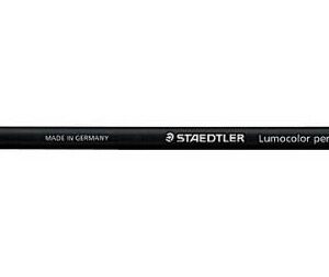 Lapiz Staedtler Glasochrom Permanente Lumocolor Negro