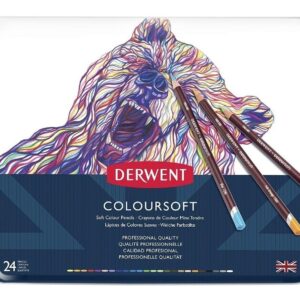Lapices Derwent Coloursoft X 24 Caja Metalica