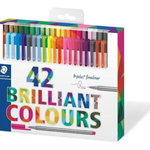 Microfibras Marcadores Staedtler Triplus X 42 Colores