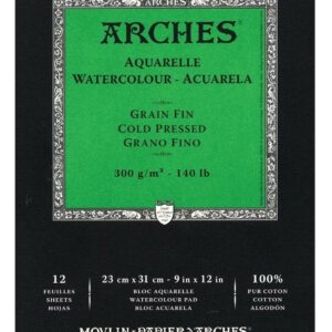 Canson Arches Block Acuarela 23x31 Cm 12 Hs 300 Grs Fino