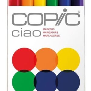 Marcadores Copic Ciao X 6 Primarios Doble Punta