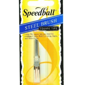Pluma Speedball Steel Brush 1/4