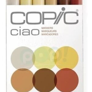 Marcadores Copic Ciao X 6 Hair Doble Punta