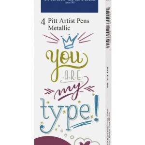 Marcadores Pitt Artist Metallic X 4 Faber Castell
