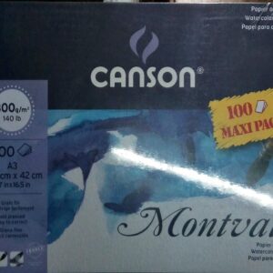 Canson Montval Block Grano Fino 29.7 X 42 Cm 300 Grs 100 H
