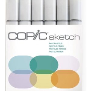 Marcadores Copic Sketch X 6 Pasteles Tenues