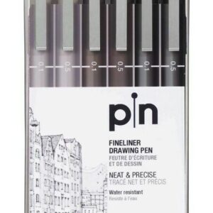 Uni Pin 200 Tinta Pigmentada Neat And Pr X 6 Uniddes