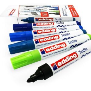 Marcadores Edding 4500 Set Tela Frios X 5 Colores