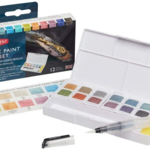 Derwent Acuarelas Profesionales Metalicas X 12 Colores