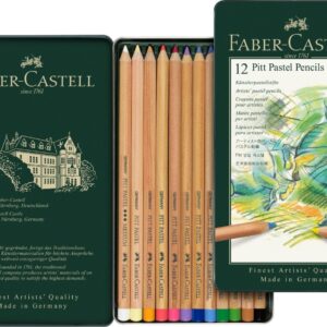 Lapices Faber Castell Pasteles Pitt X 12 Lata