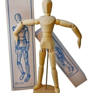 Muñeco Articulado Madera 20 Cm