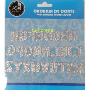 Scrap Troqueles Abecedario 21x15 Mm 26 Piezas Cuchillas