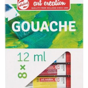 Art Creation Set Goauche Temperas X 8 Pomos