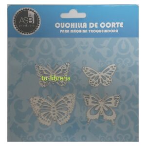 Scrapbooking Troqueles Mariposas 4 Piezas Cuchillas