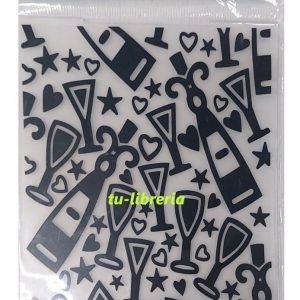 Carpeta Embossing Relieve 10 X 15cm Textura Brindis