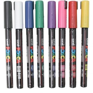 Uni Posca Marcador Pc-1m / 1mr X Unidad