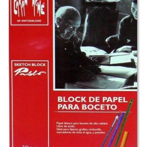 Block Caran Dache Sketch Pablo 35 X 50 Cm 30 Hojas 180 Grs
