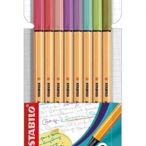 Microfibras Stabilo Pen 88 Nuevos Colores X 8 Pastel