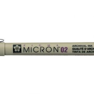 Sakura Pigma Micron Microfibra 02 0.30 Mm Negro