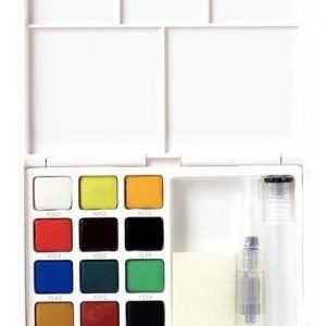 Set Acuarelas X 12 Colores Sakura Koi