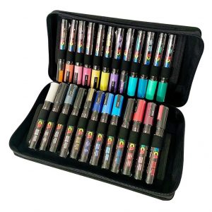 Set De 24 Marcadores Posca Con Canopla